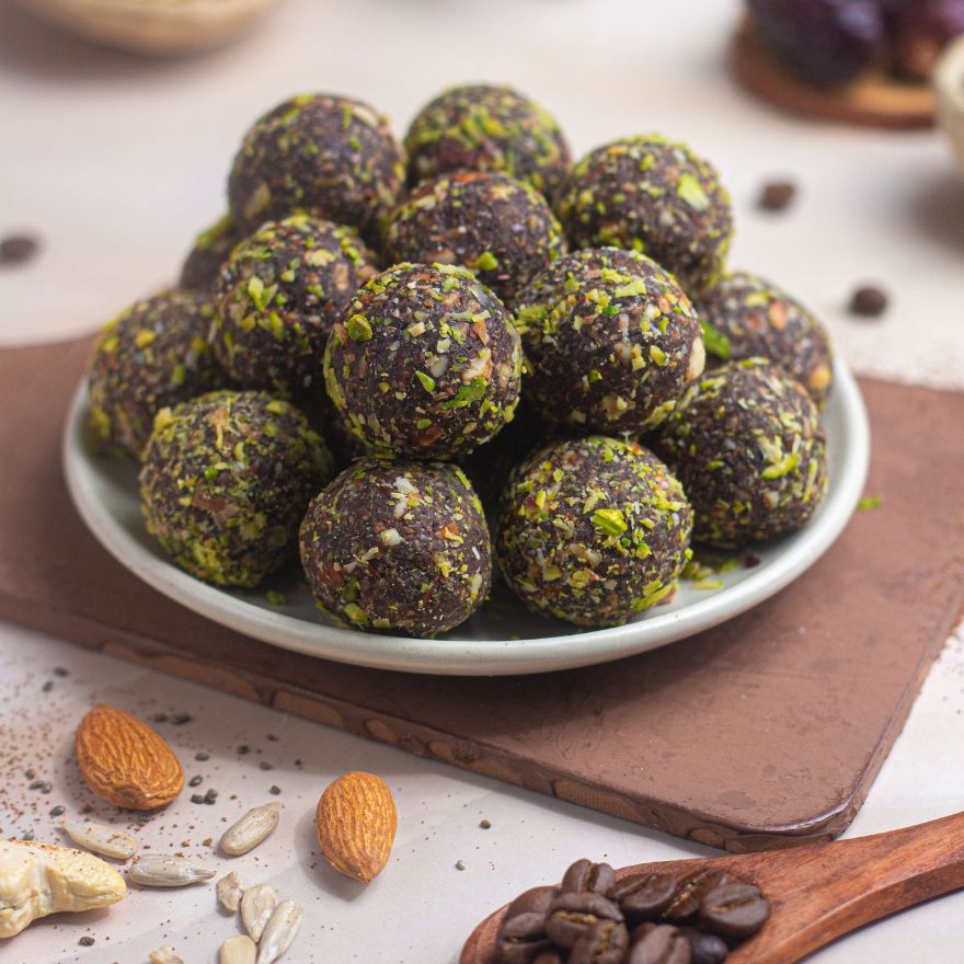 Mocha Magic: Coffee Flavored, Date Based Energy Balls - Vegan & Sugar Free Sweet