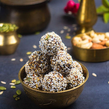 Dry Fruit Laddus with Rajgira Puffs: Sugar Free Sweet