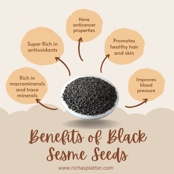 Homemade Black Til Peanut Laddus (Pure Ghee, Organic Jaggery, & Dry Fruits)